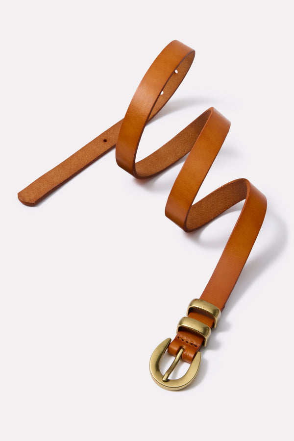 everve Montana Skinny Belt Lightcognac