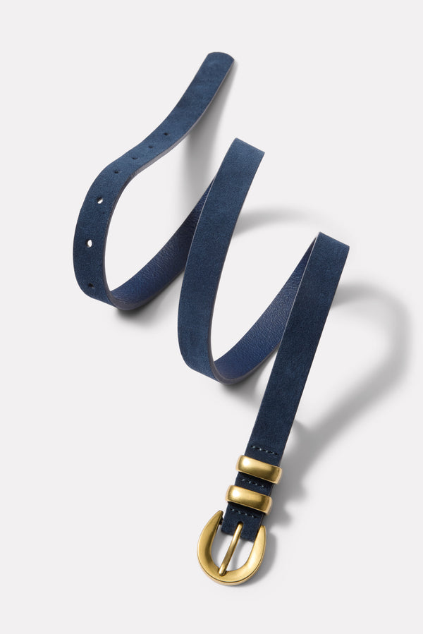 everve Montana Skinny Belt Navy