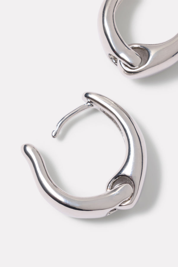 Everve Montreal Hoop Earring Silver