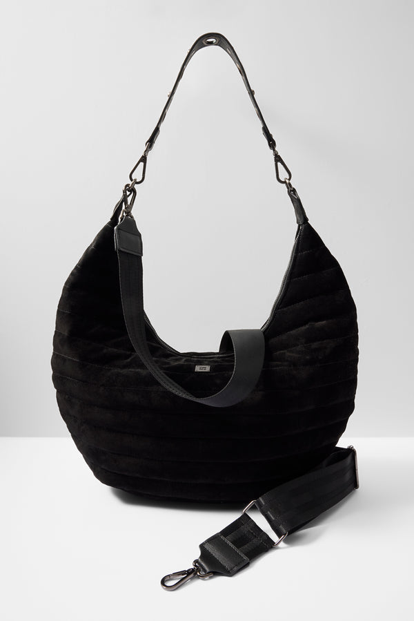 Everve Moonstruck Hobo Blacksuede