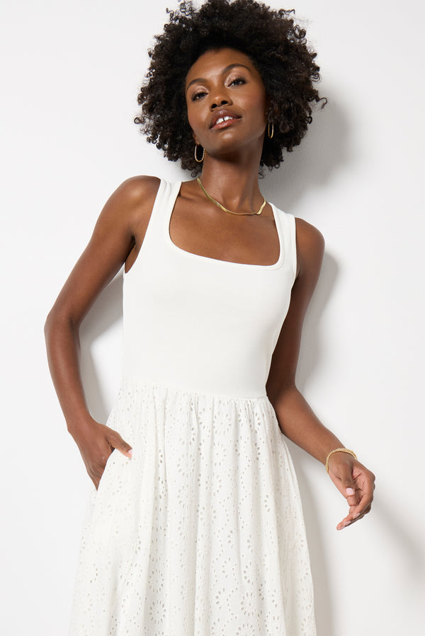 Everve Morel Dress White