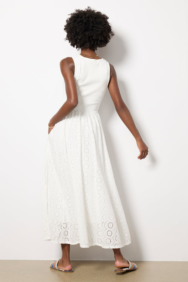 Everve Morel Dress White