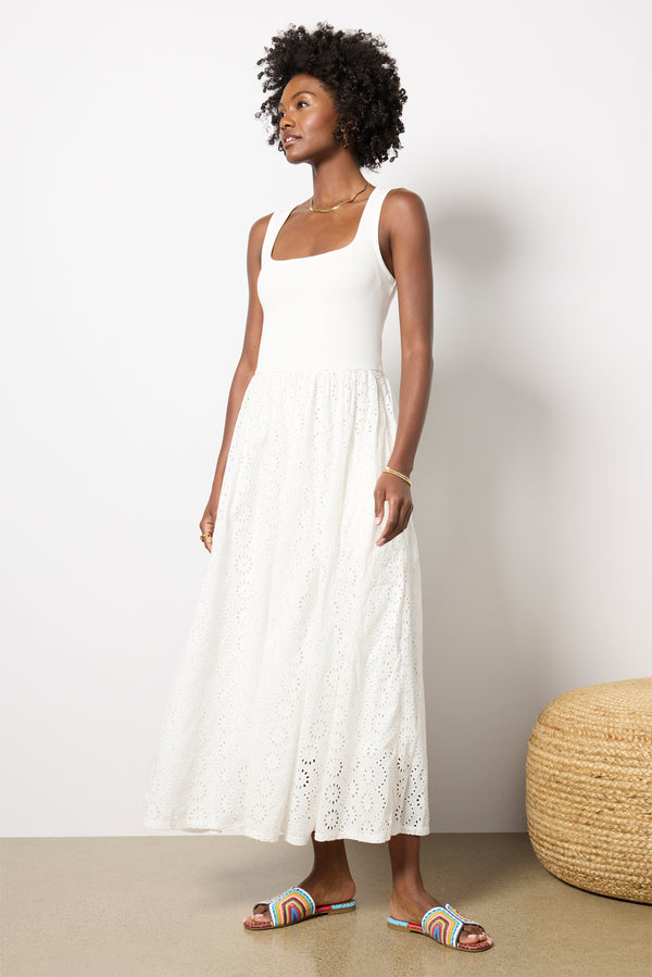 everve Morel Dress White