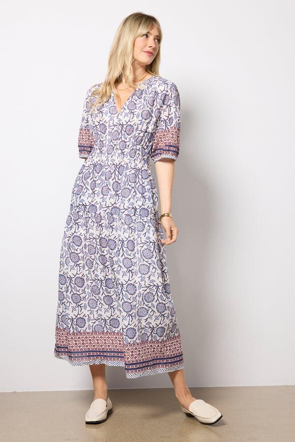 Everve Natalia Dress Creamfloral