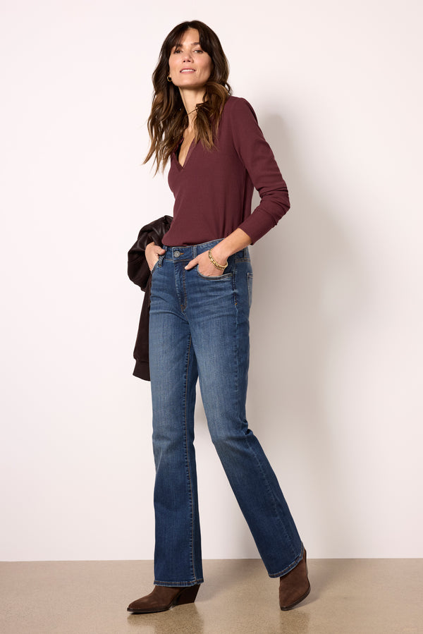 everve Natalie High Rise Fab Ab Bootcut Allied