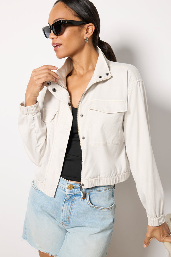 Everve Nelle Camp Jacket Ivory