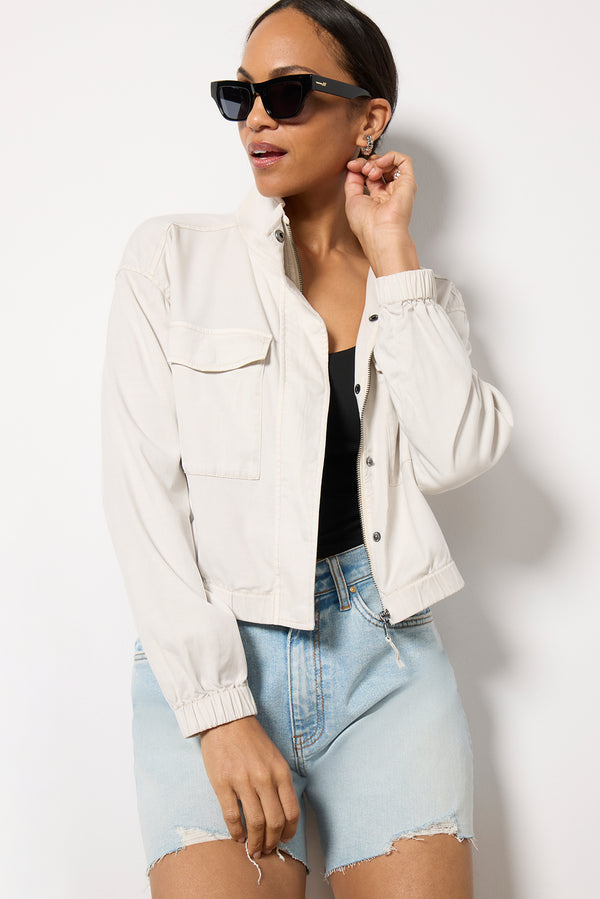Everve Nelle Camp Jacket Ivory