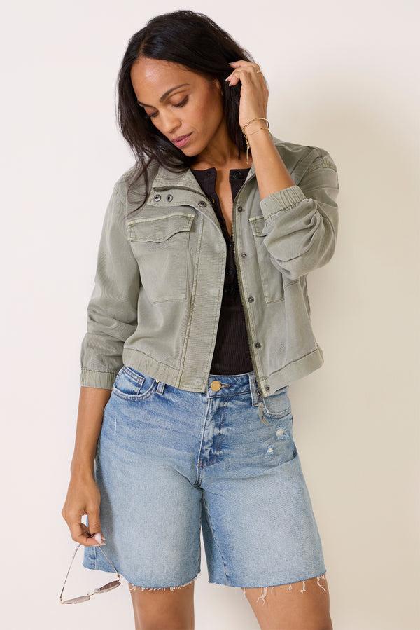 Everve Nelle Camp Jacket Olive