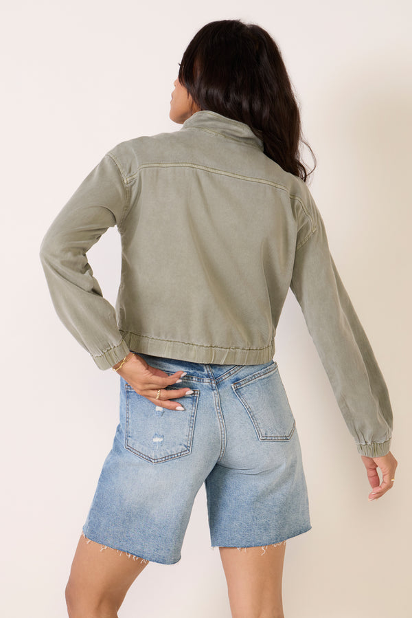 Everve Nelle Camp Jacket Olive