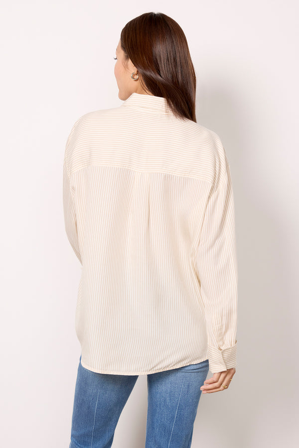 Everve Nellie Shirt Sandstripe