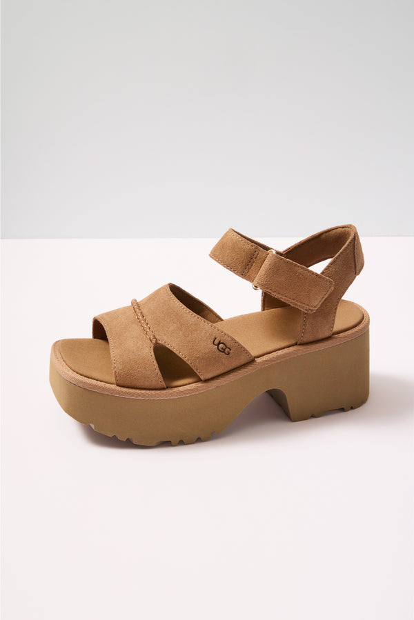 Everve New Heights Ankle Strap Chestnut