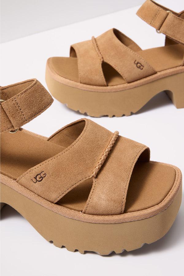 everve New Heights Ankle Strap Chestnut