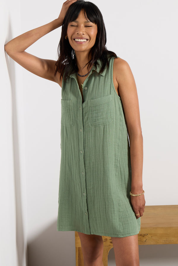 Everve New Light Dress Sagegreen