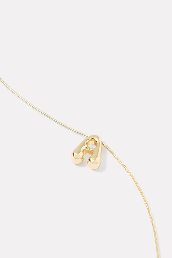 Everve Noella Initial Necklace Gold