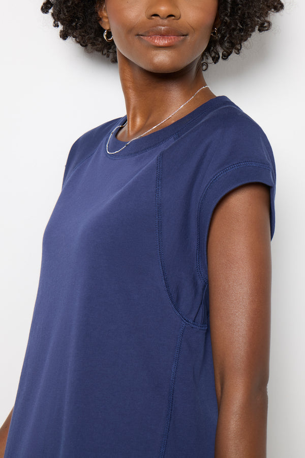 Everve Nora Muscle Dress Navy