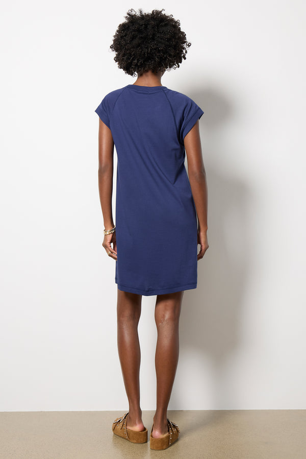 Everve Nora Muscle Dress Navy