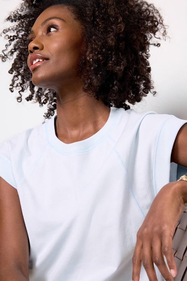 Everve Nora Muscle Tee Lightblue