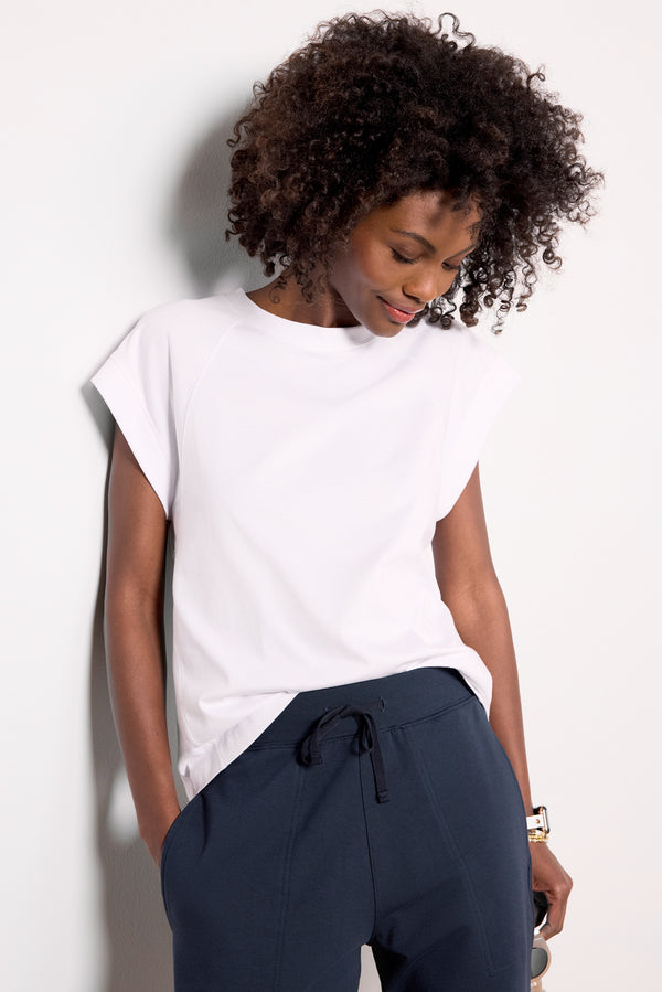 everve Nora Muscle Tee White