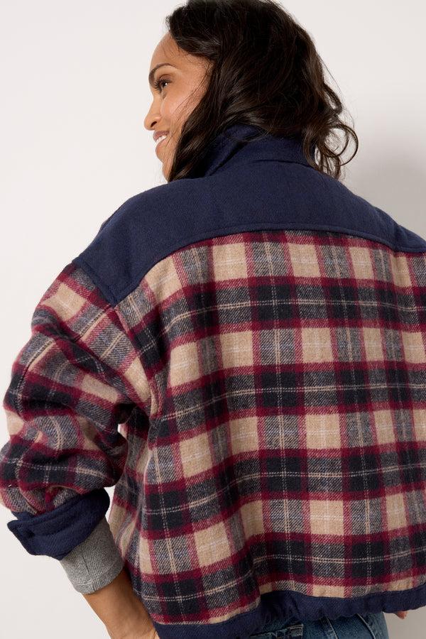 Everve Norah Plaid Jacket Plaid