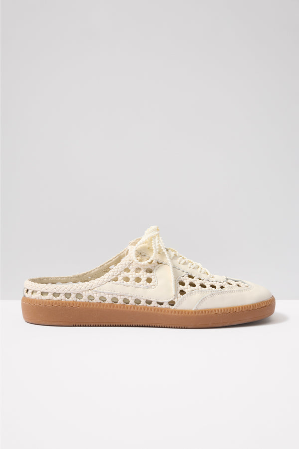 Everve Notice Woven Slide Sneaker Offwhite