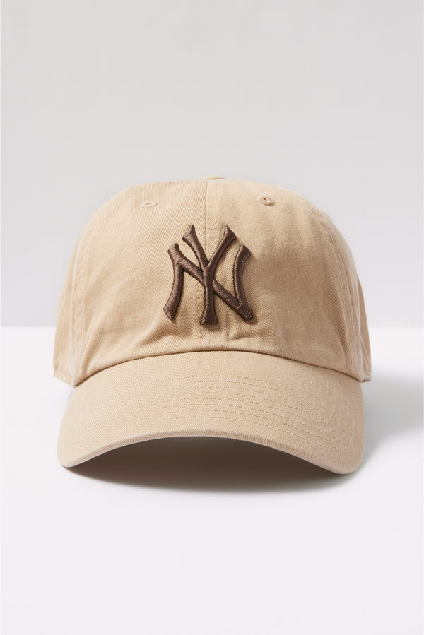 everve NY Clean Up Baseball Hat Khaki/Brown