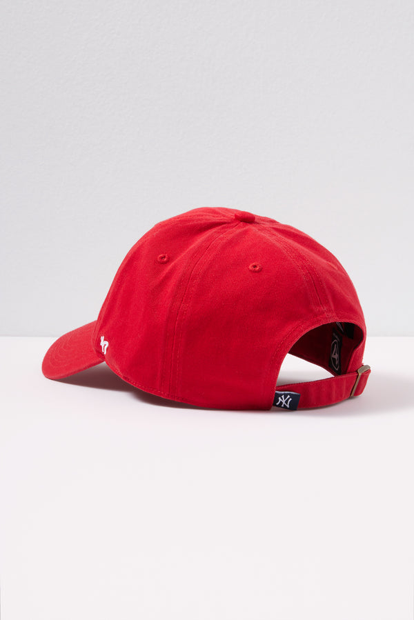 Everve NY Clean Up Baseball Hat Red