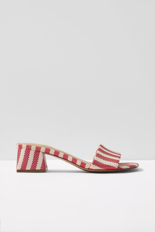 Everve Olysa Striped Sandal Mre01