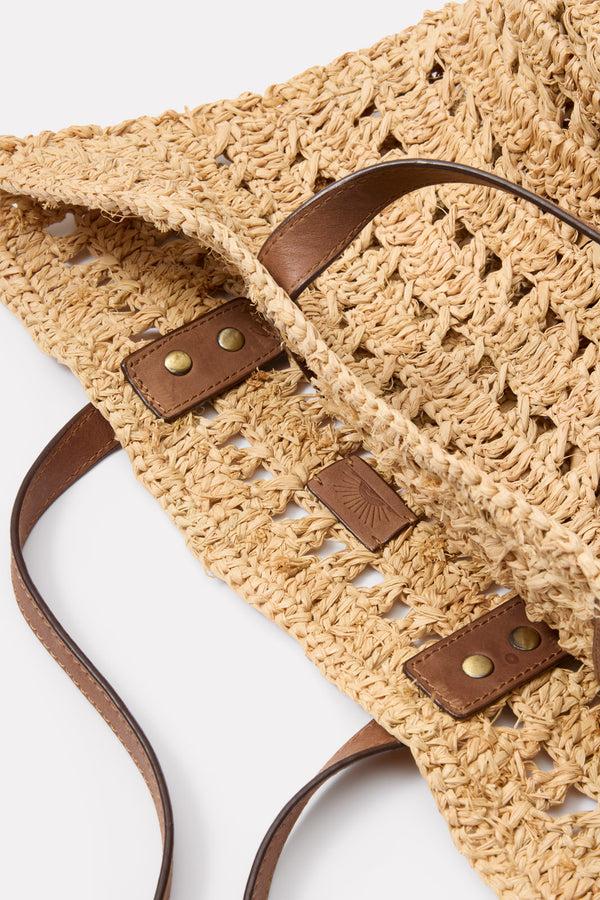 Everve Open Stitch Everyday Tote Natural
