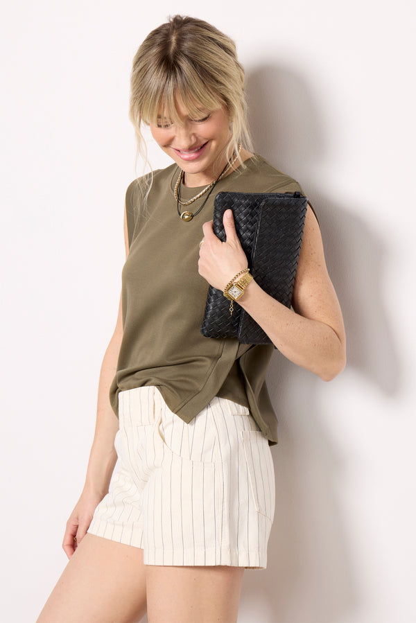 everve Otis Side Panel Tank Olive