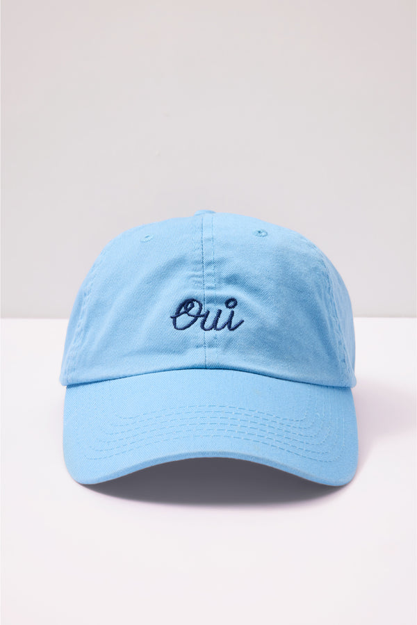 everve Oui Baseball Hat Skyblue/Navy