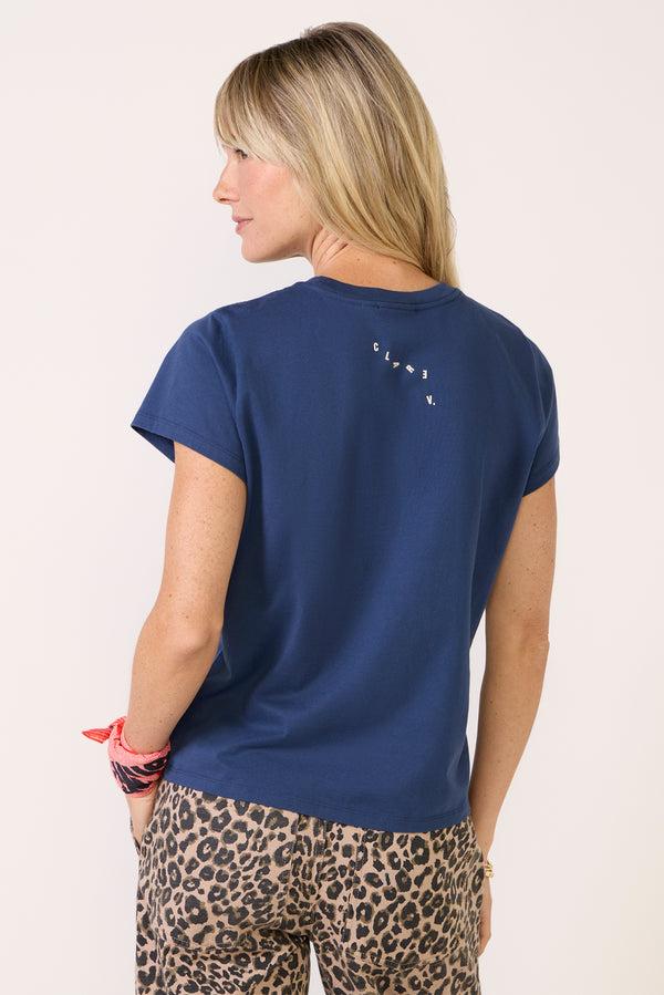 Everve Oui Classic Tee Navy