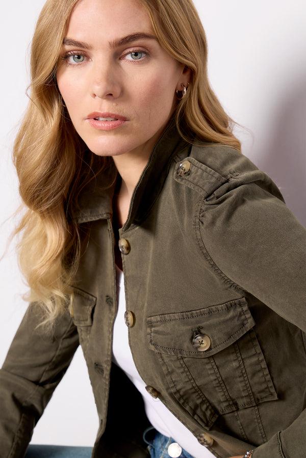 Everve Pacey Jacket Vintagebayougreen