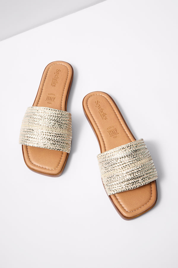 everve Palms Perfection Sandal Gold