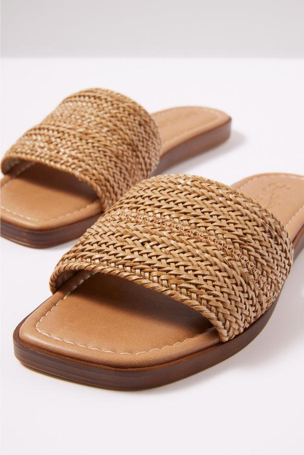 everve Palms Perfection Sandal Tan