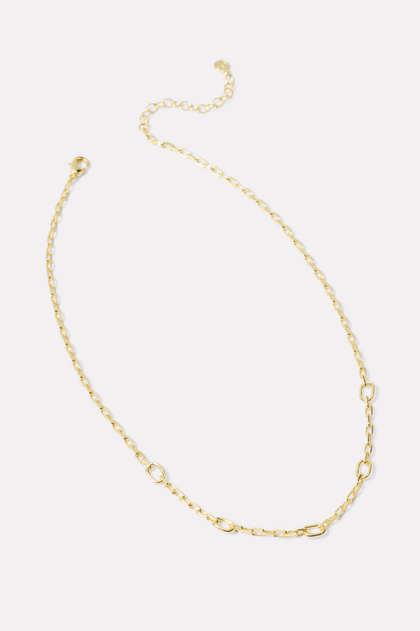 everve Parker Link Necklace Gold