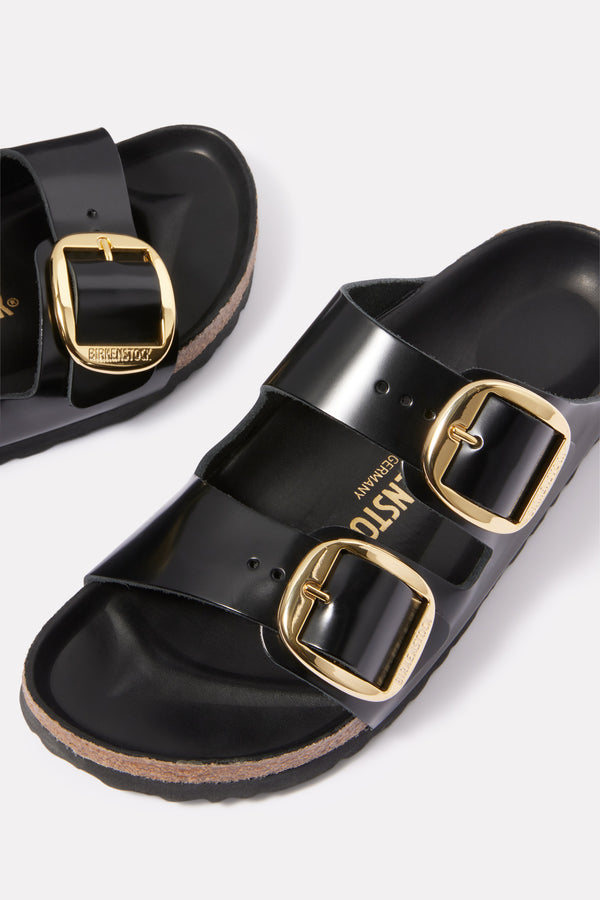 Everve Patent Arizona Sandal Black