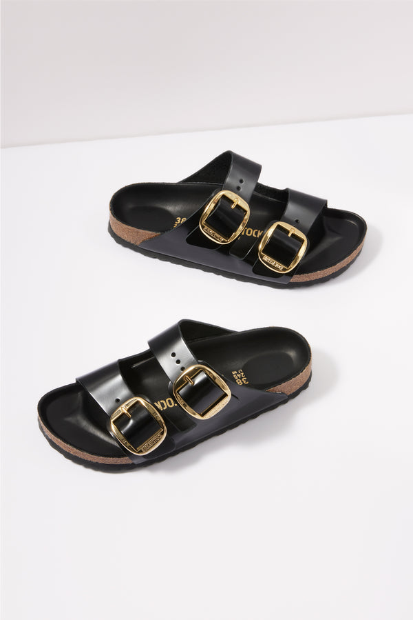 everve Patent Arizona Sandal Black