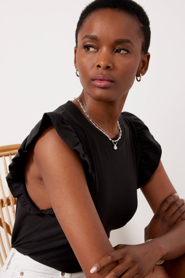 Everve Paulette Tank Jetblack