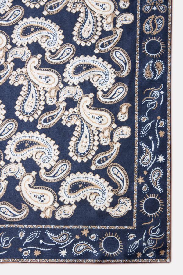Everve Payson Paisley Bandana Navymulti