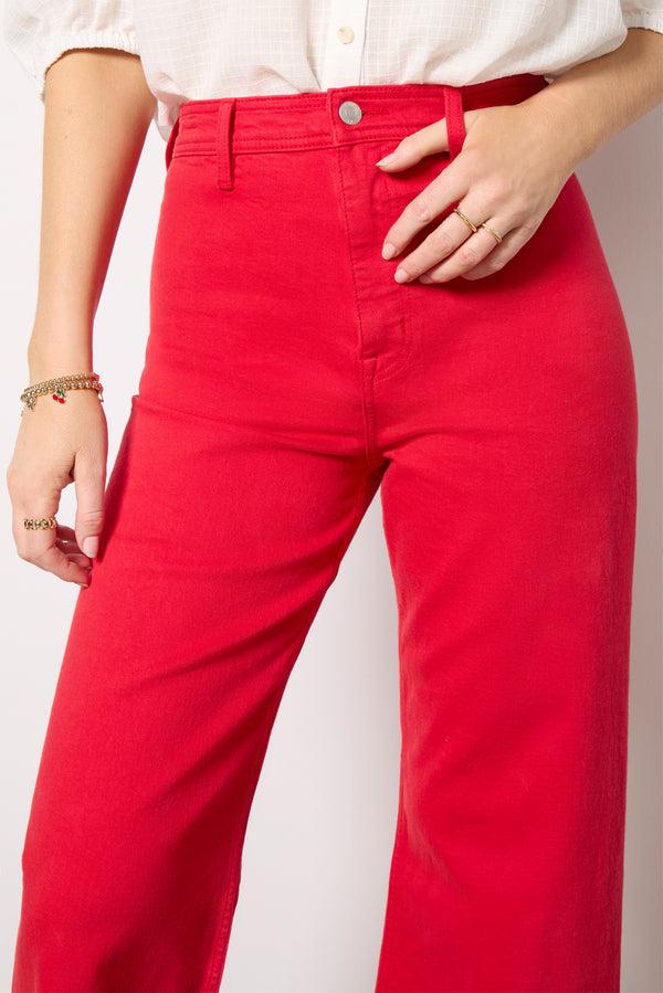 Everve Penny Crop Ruby