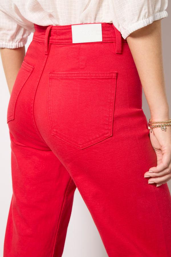 Everve Penny Crop Ruby