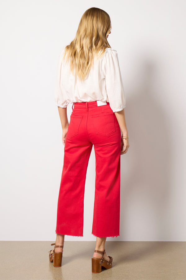 Everve Penny Crop Ruby