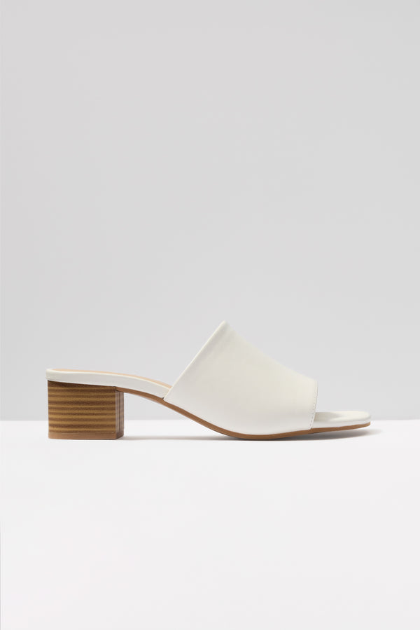 Everve Pepper Heel White