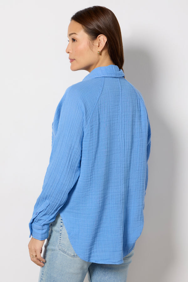 Everve Perfect Airy Top Bayblue
