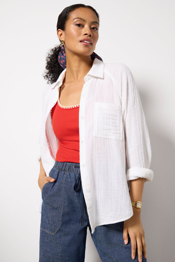 Everve Perfect Airy Top White