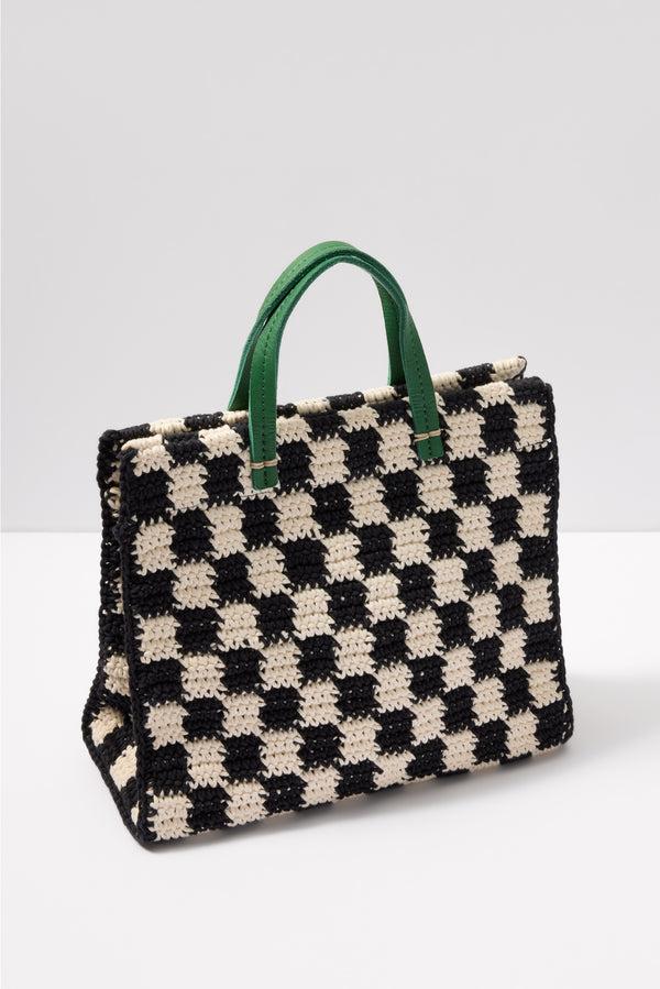 Everve Petit Summer Simple Tote Black/Cream
