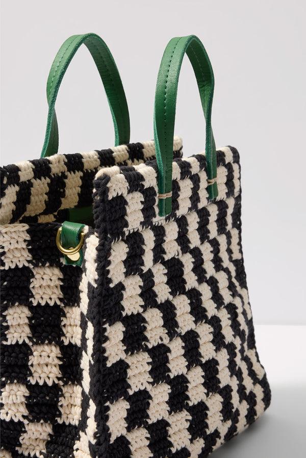 Everve Petit Summer Simple Tote Black/Cream