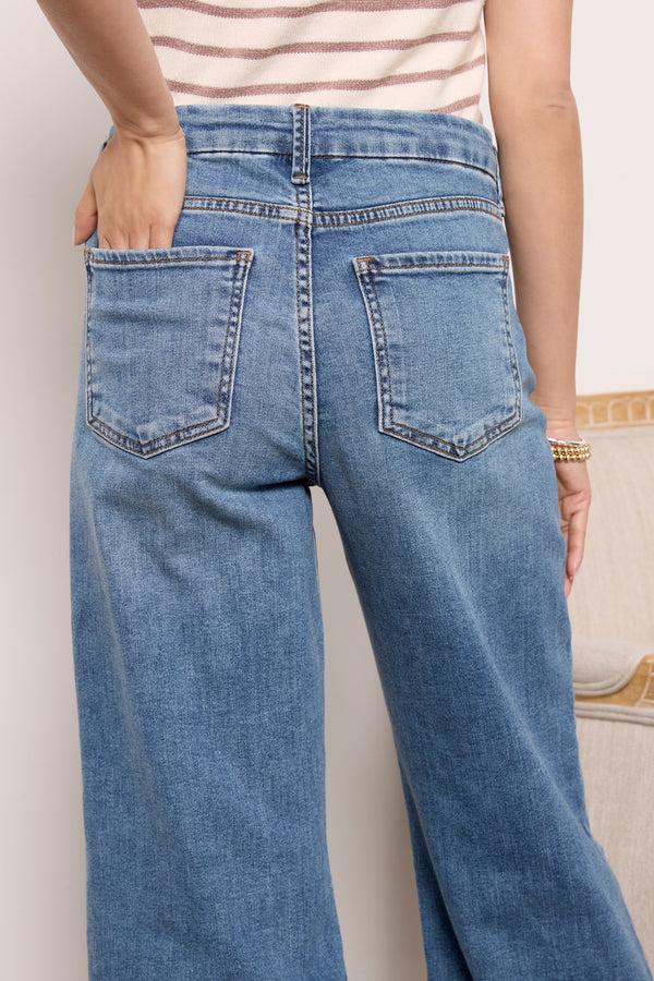 Everve Petite Meg Wide Leg Gripping