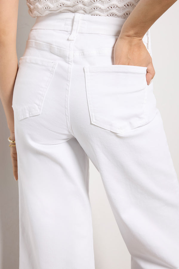 Everve Petite Meg Wide Leg Opticwhite