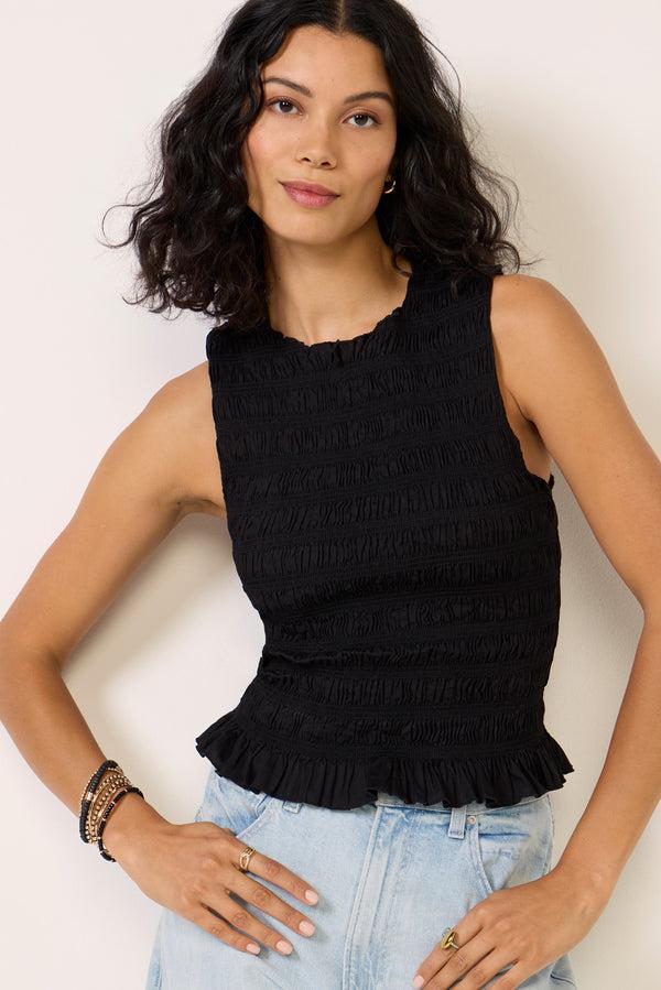 Everve Phoebe Tank Noir